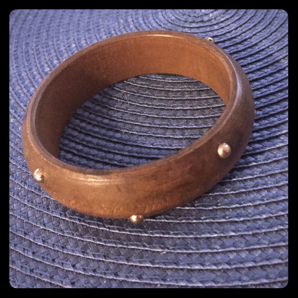 AVON Wood Bangle Bracelet